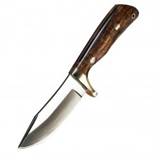  Custom  handmade Hunting Knives D2 steel sharped blade with Leather sheath With Rose Wood Handle